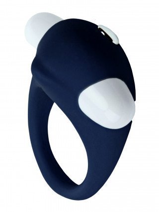 Mėlynas vibruojantis penio žiedas „Stimu Ring Nr. 1“