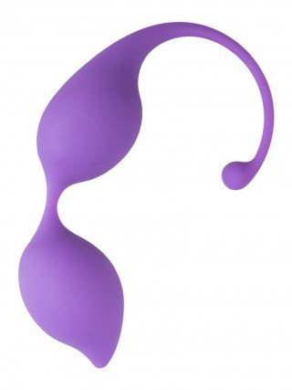 Purpuriniai vaginaliniai kamuoliukai „Jiggle Mouse Curve“