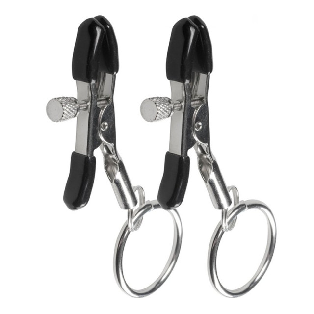 Spenelių spaustukai „Nipple Clamps with Ring“