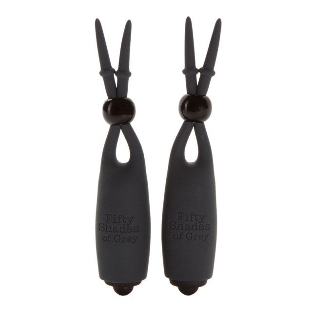 Vibruojantys spenelių spaustukai „Sweet Tease“, 2 vnt.