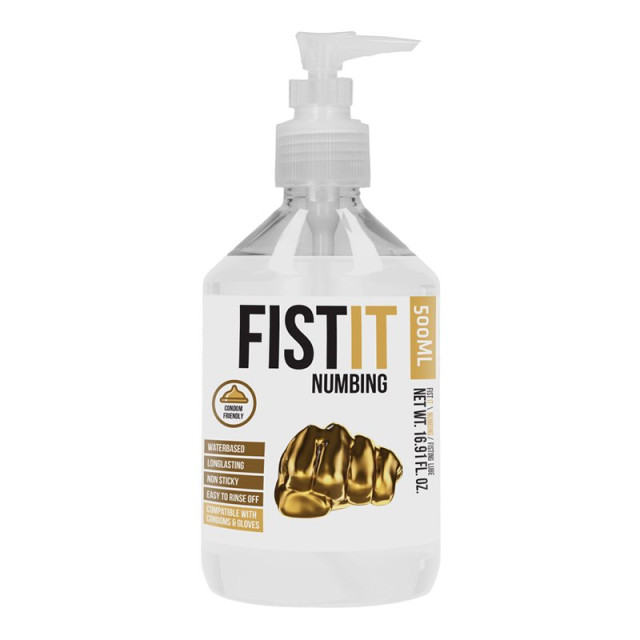 Analinis vandens pagrindo lubrikantas „Numbing“, 500 ml