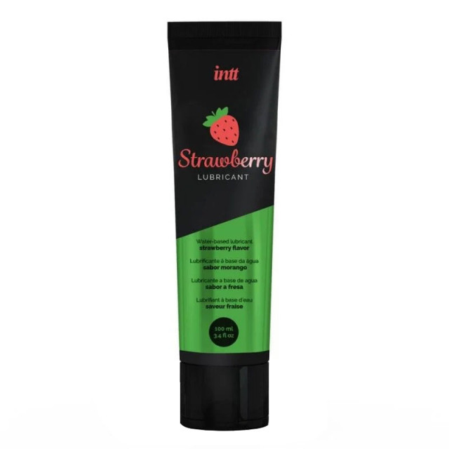 Vandens pagrindo lubrikantas „Strawberry“, 100 ml