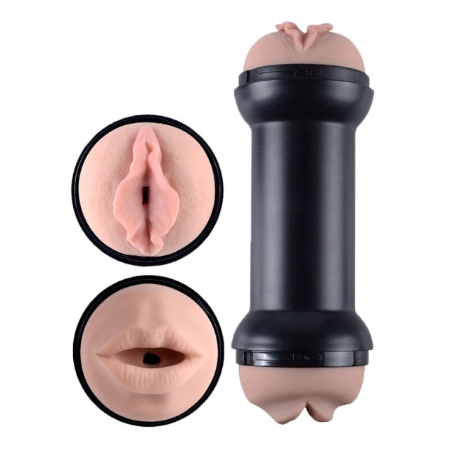 Dvipusis masturbatorius „Training Master Mouth and Pussy Stroker“
