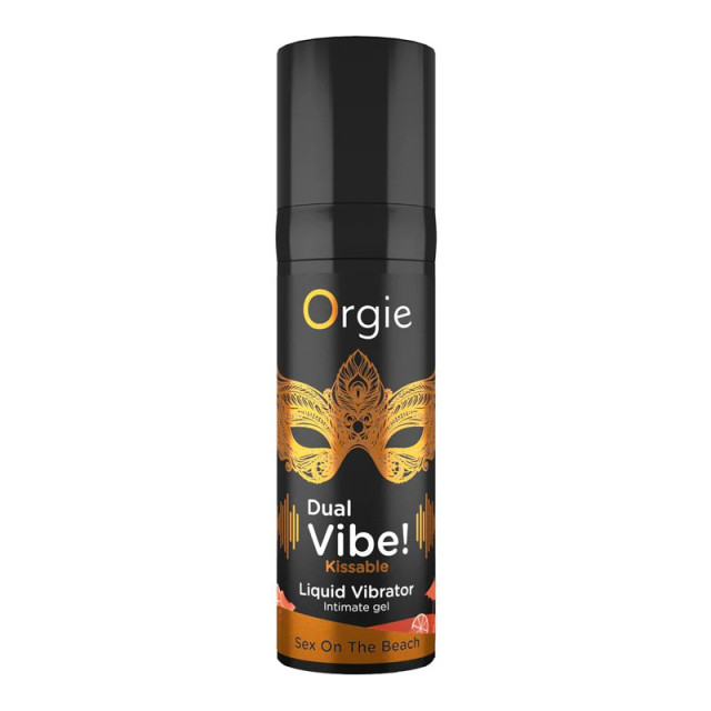 Stimuliuojantis gelis „Dual Vibe! Sex On The Beach“, 15 ml