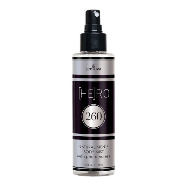 Kūno dulksna su feromonais vyrams „Hero“, 125 ml