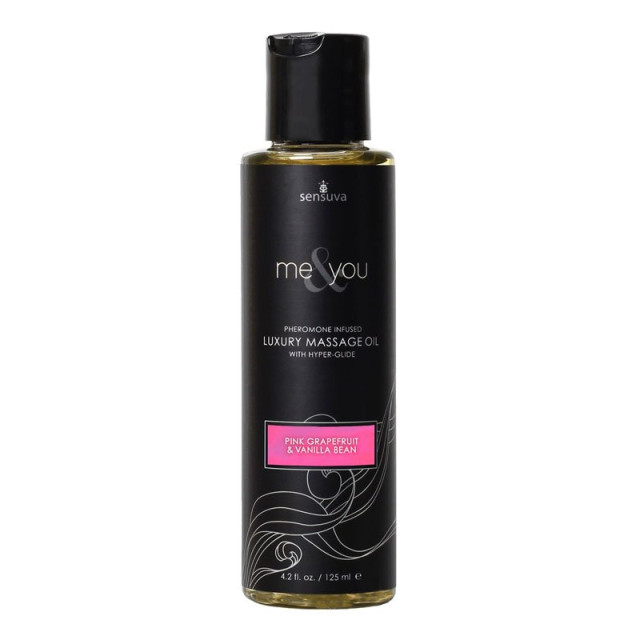 Masažo aliejus su feromonais „Me & You Sensual Bliss“, 125 ml