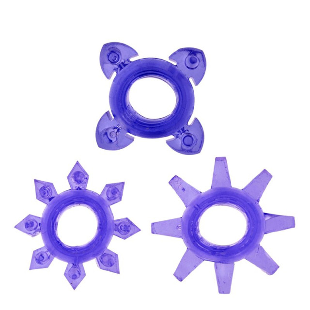 Penio žiedų rinkinys „Tickle C-Rings“