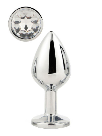 Vidutinis analinis kaištis „Silver Gleaming Love“