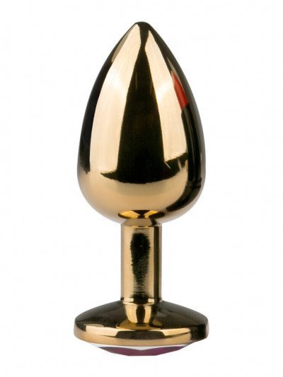 Mažas analinis kaištis „Round Gold Purple“