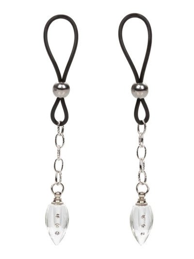 Spenelių spaustukai „Crystal Teardrop“