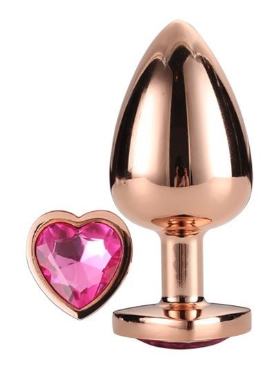 Vidutinis analinis kaištis „Rose Gold Gleaming Love“