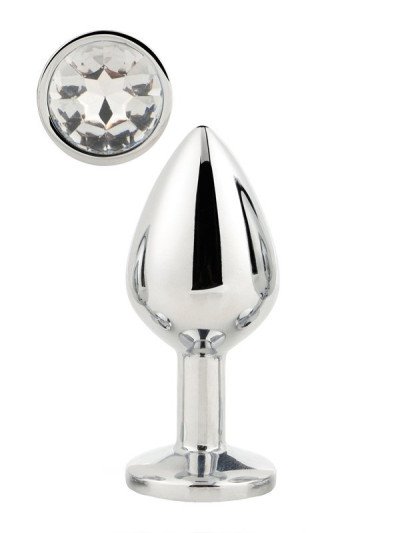 Didelis analinis kaištis „Silver Gleaming Love“