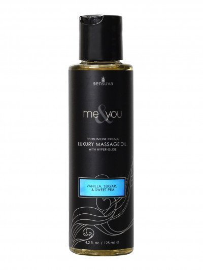 Masažo aliejus su feromonais „Me & You Sweet Temptation“, 125 ml