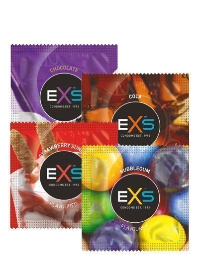Prezervatyvų rinkinys „Mixed Flavoured“, 48 vnt.