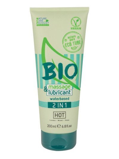 Ekologiškas masažinis lubrikantas „Bio Massage & Lubricant“, 200 ml
