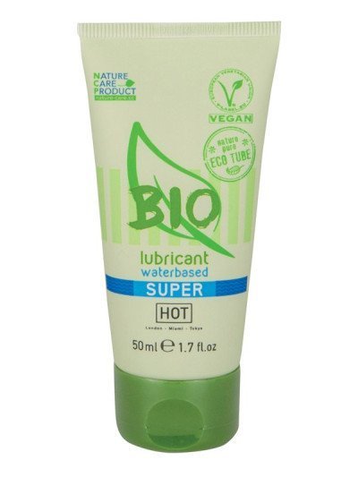 Ekologiškas vandens pagrindo lubrikantas „Bio Super“, 50 ml