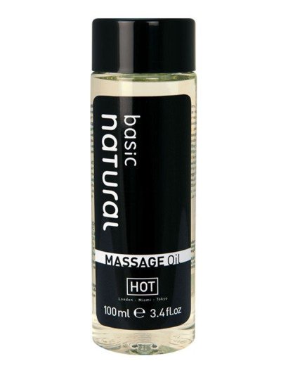 Bekvapis masažo aliejus „Natural“, 100 ml