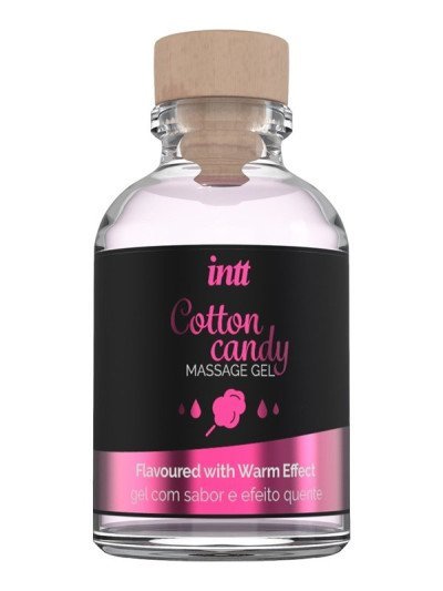 Šildantis masažo gelis „Cotton Candy“, 30 ml
