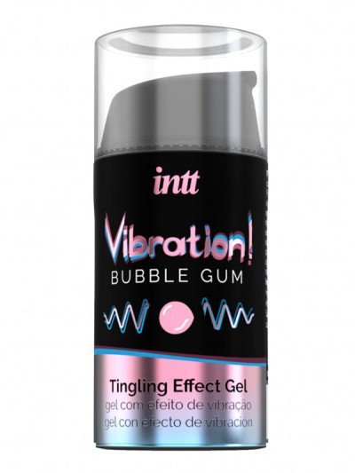 Stimuliuojantis gelis „Vibration! Bubble Gum“, 15 ml