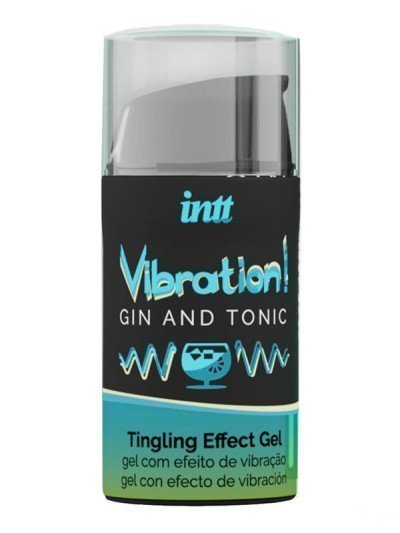 Stimuliuojantis gelis „Vibration! Gin and Tonic“, 15 ml