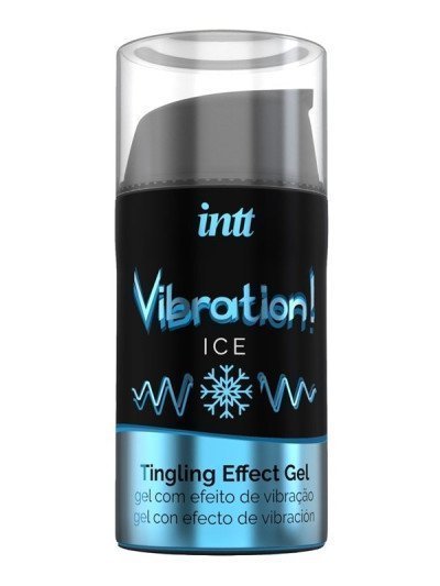 Stimuliuojantis gelis „Vibration! Ice“, 15 ml