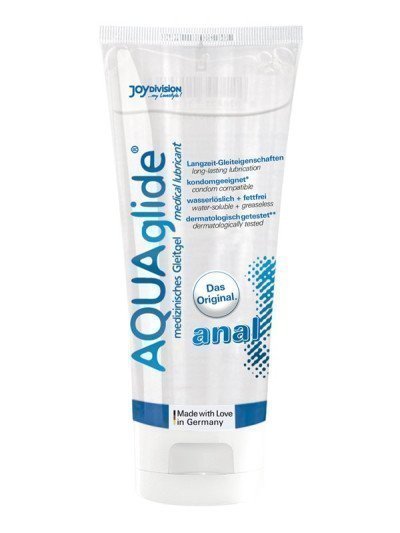 Analinis vandens pagrindo lubrikantas „AQUAglide Anal“, 100 ml