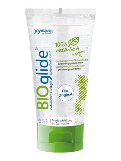 Ekologiškas vandens pagrindo lubrikantas „BIOglide“, 150 ml