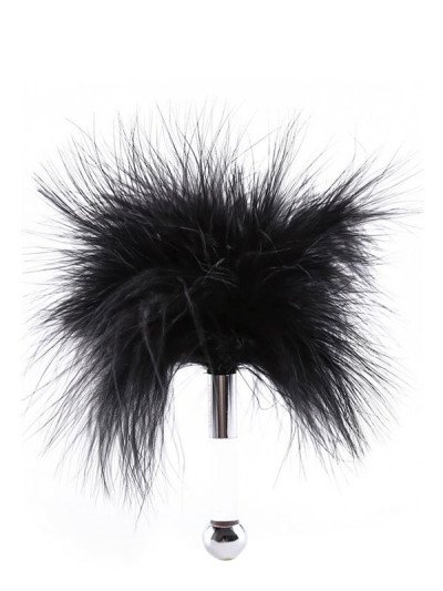 Plunksnų botagėlis „Feather Tickler with Acrylic Handle“