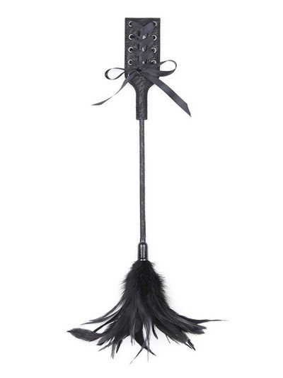 Dvipusis bizūnas „Multi Feathers Tickler“