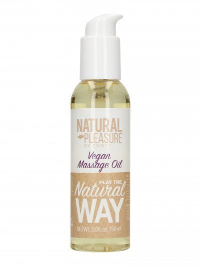 Masažo aliejus „Natural Pleasure Vegan“, 150 ml