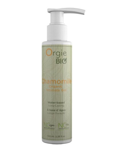 Ekologiškas vandens pagrindo lubrikantas „Bio Chamomile“, 100 ml