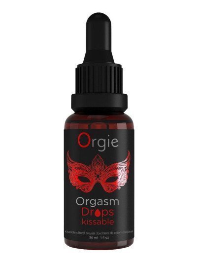 Stimuliuojantis gelis klitoriui „Orgasm Drops Kissable“, 30 ml