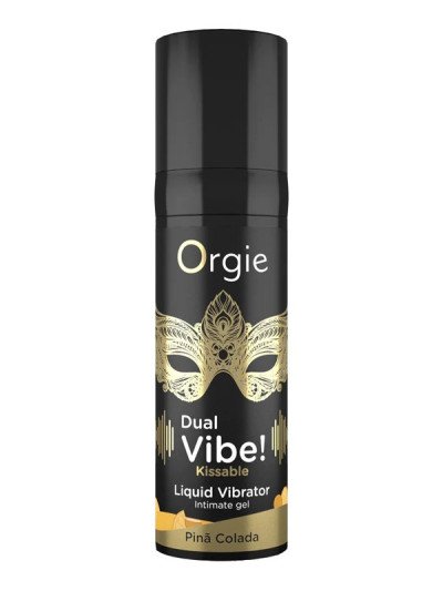 Stimuliuojantis gelis „Dual Vibe! Pina Colada“, 15 ml