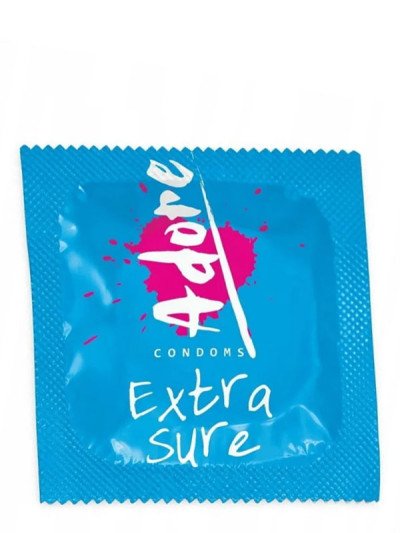 Saugesni prezervatyvai „Adore Extra Sure“, 144 vnt.
