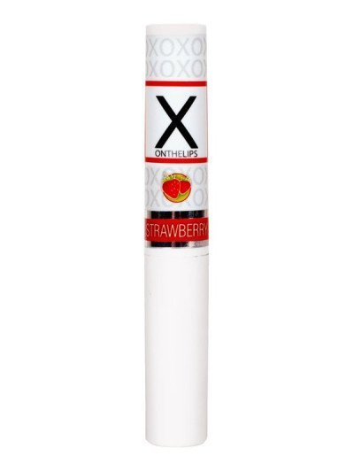 Stimuliuojantis lūpų balzamas su feromonais „X ON the Lips Sizzling Strawberry“