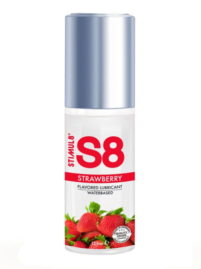 Vandens pagrindo lubrikantas „Strawberry“, 125 ml